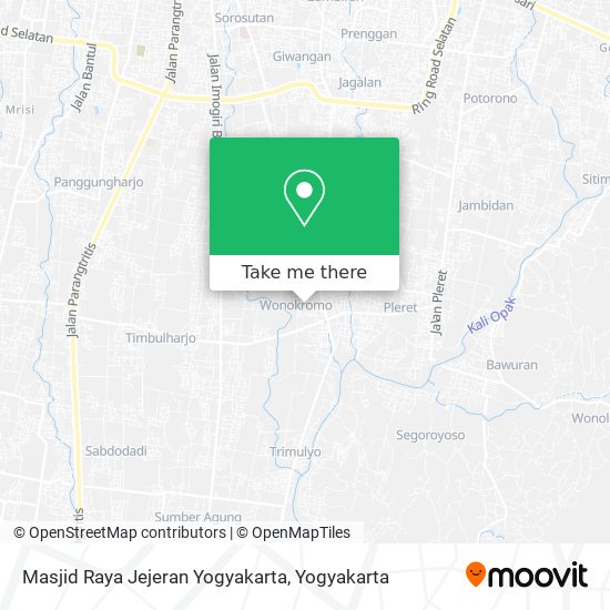 Masjid Raya Jejeran Yogyakarta map