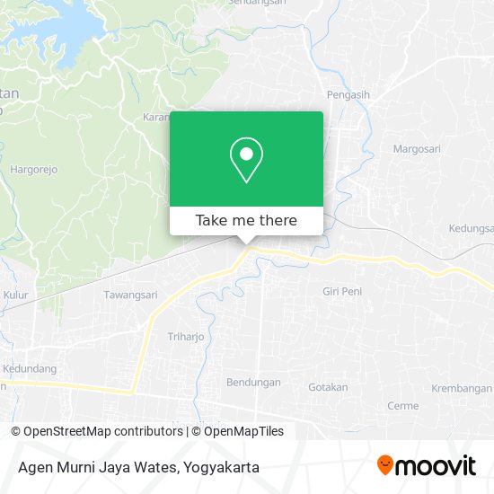 Agen Murni Jaya Wates map