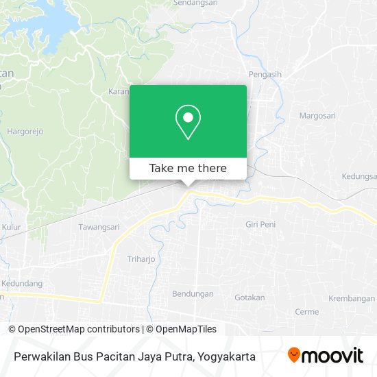 Perwakilan Bus Pacitan Jaya Putra map