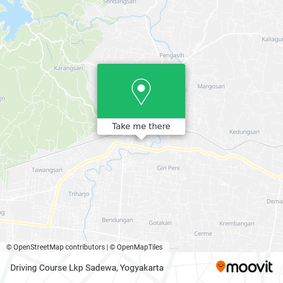 Driving Course Lkp Sadewa map