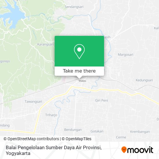 Balai Pengelolaan Sumber Daya Air Provinsi map