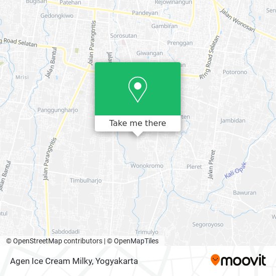 Agen Ice Cream Milky map