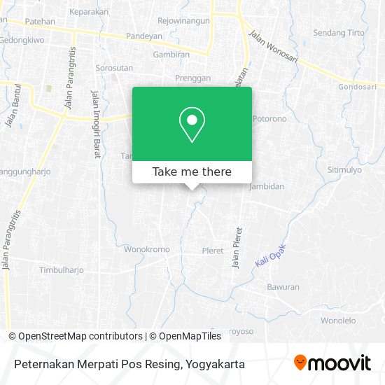 Peternakan Merpati Pos Resing map