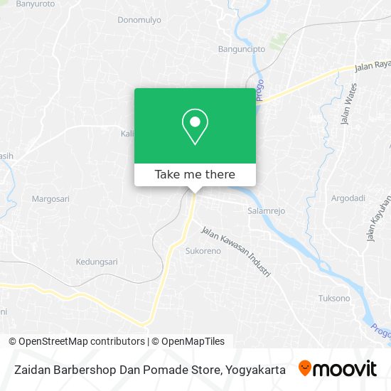 Zaidan Barbershop Dan Pomade Store map