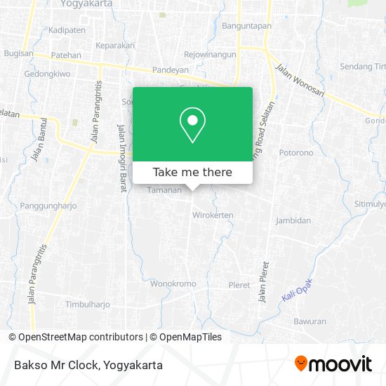 Bakso Mr Clock map