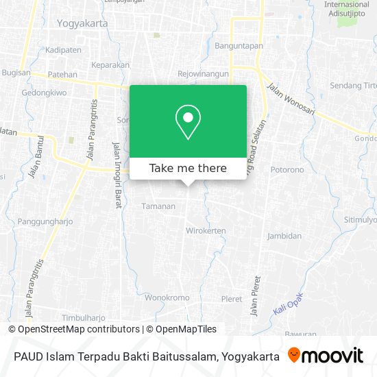 PAUD Islam Terpadu Bakti Baitussalam map