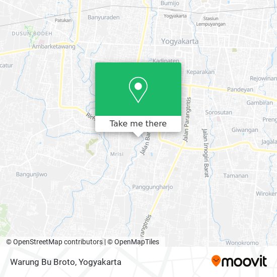 Warung Bu Broto map