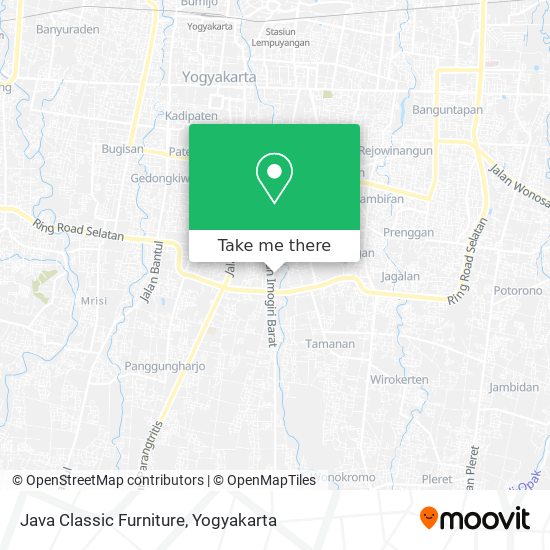 Java Classic Furniture map