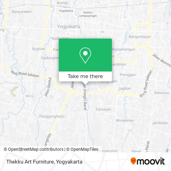 Thekku Art Furniture map