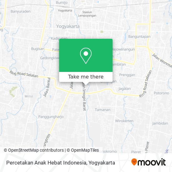 Percetakan Anak Hebat Indonesia map