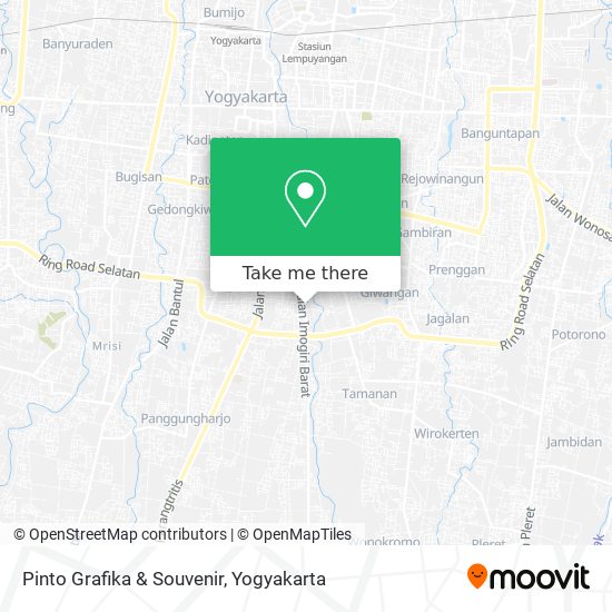 Pinto Grafika & Souvenir map