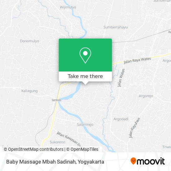 Baby Massage Mbah Sadinah map