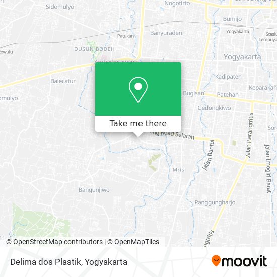 Delima dos Plastik map