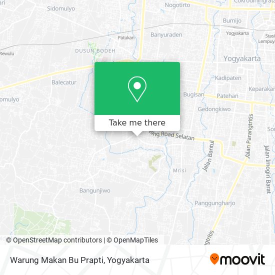 Warung Makan Bu Prapti map