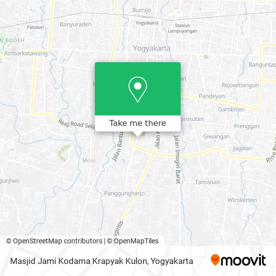 Masjid Jami Kodama Krapyak Kulon map