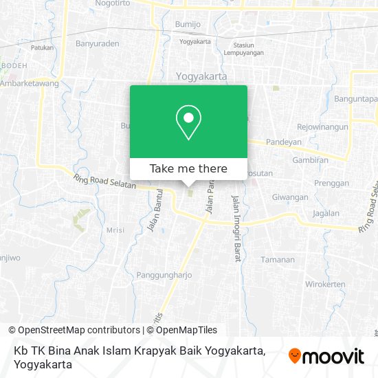 Kb TK Bina Anak Islam Krapyak Baik Yogyakarta map