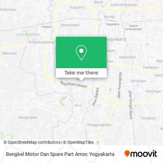 Bengkel Motor Dan Spare Part Amor map