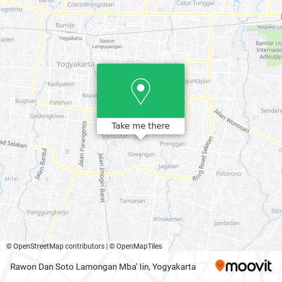 Rawon Dan Soto Lamongan Mba' Iin map