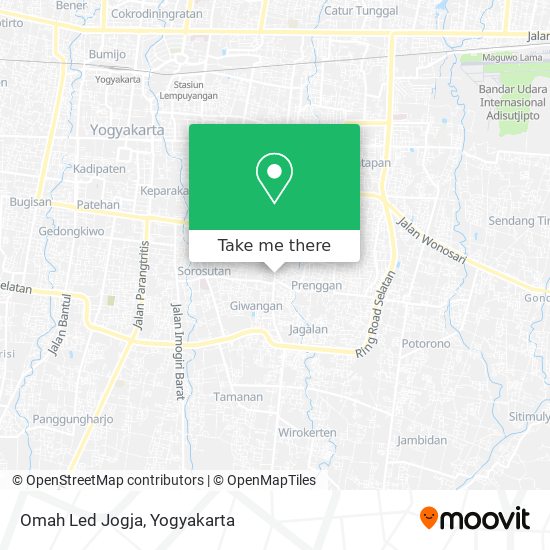 Omah Led Jogja map