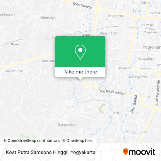 Kost Putra Samsono Hinggil map