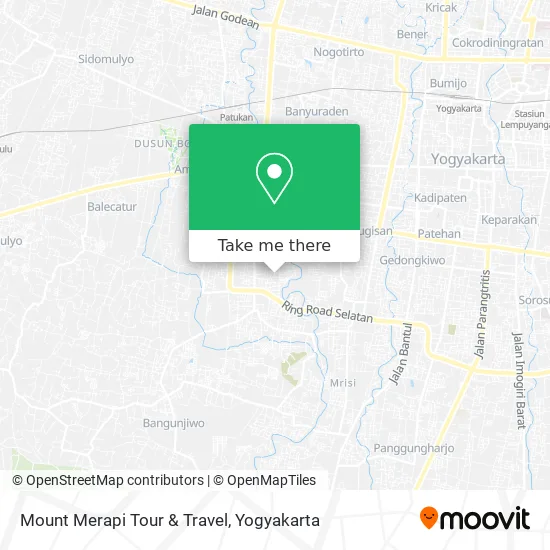 Mount Merapi Tour & Travel map