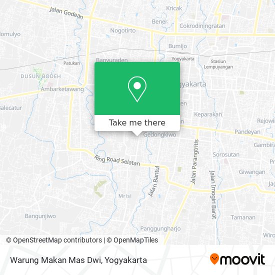 Warung Makan Mas Dwi map