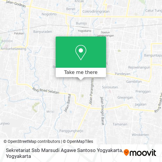 Sekretariat Ssb Marsudi Agawe Santoso Yogyakarta map