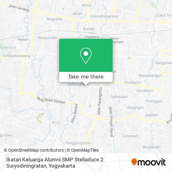 Ikatan Keluarga Alumni SMP Stelladuce 2 Suryodiningratan map