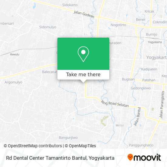 Rd Dental Center Tamantirto Bantul map