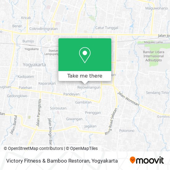 Victory Fitness & Bamboo Restoran map