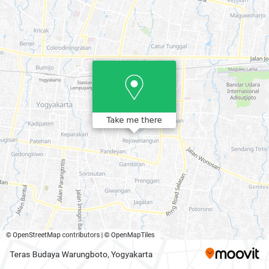 Teras Budaya Warungboto map
