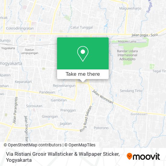 Via Ristiani Grosir Wallsticker & Wallpaper Sticker map