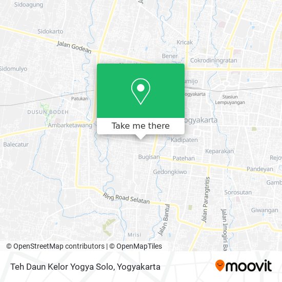 Teh Daun Kelor Yogya Solo map