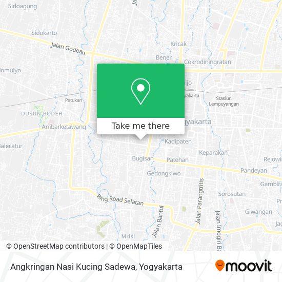 Angkringan Nasi Kucing Sadewa map