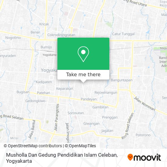 Musholla Dan Gedung Pendidikan Islam Celeban map