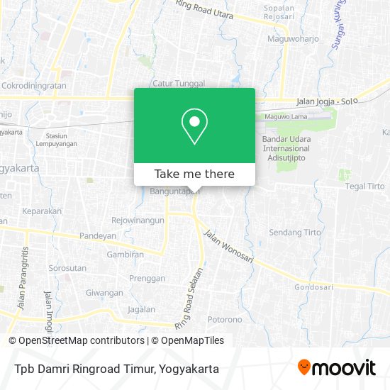 Tpb Damri Ringroad Timur map