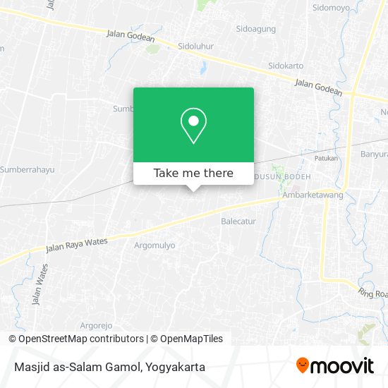 Masjid as-Salam Gamol map