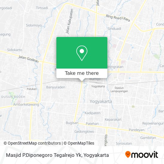 Masjid P.Diponegoro Tegalrejo Yk map