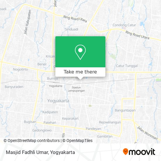 Masjid Fadhli Umar map
