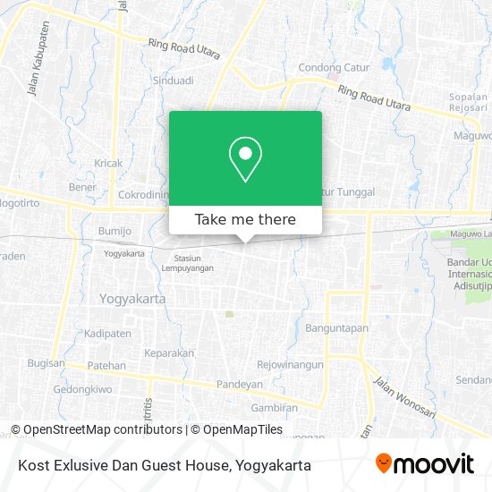 Kost Exlusive Dan Guest House map