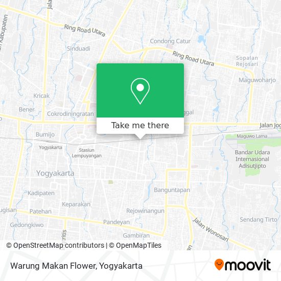 Warung Makan Flower map