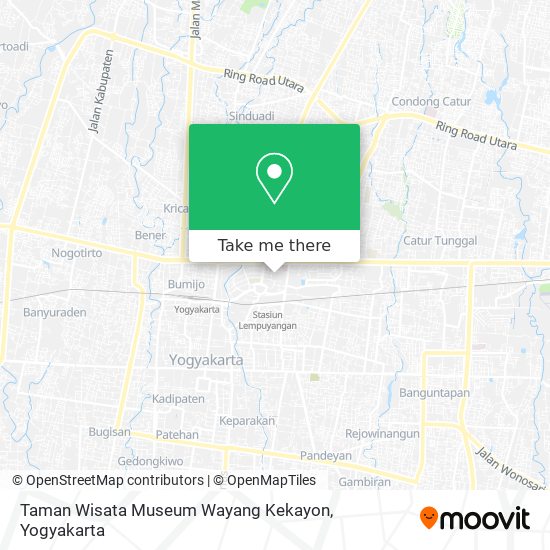 Taman Wisata Museum Wayang Kekayon map