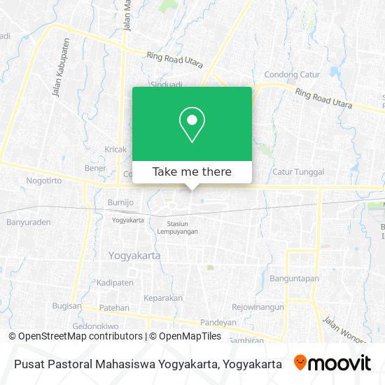 Pusat Pastoral Mahasiswa Yogyakarta map