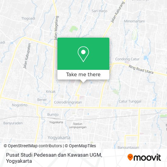 Pusat Studi Pedesaan dan Kawasan UGM map