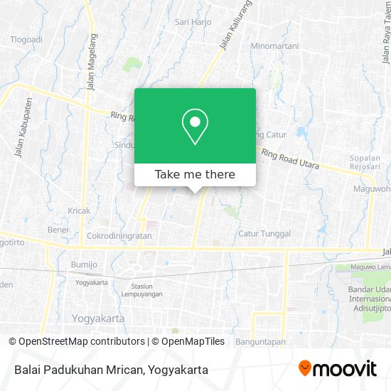 Balai Padukuhan Mrican map