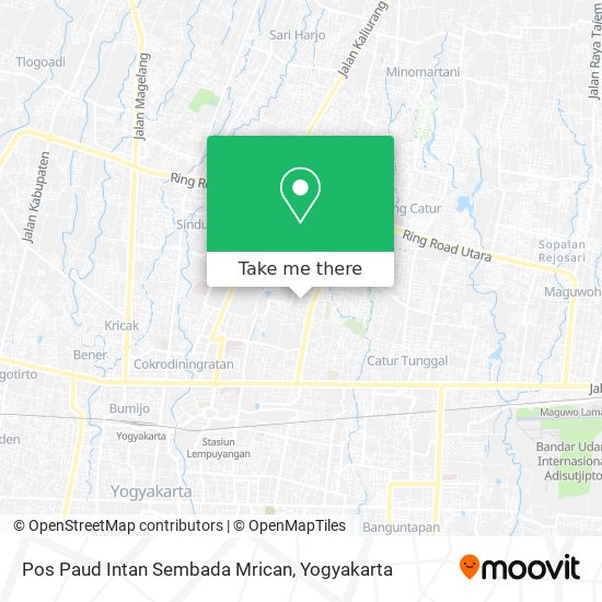 Pos Paud Intan Sembada Mrican map