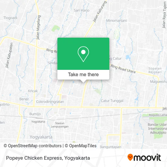 Popeye Chicken Express map