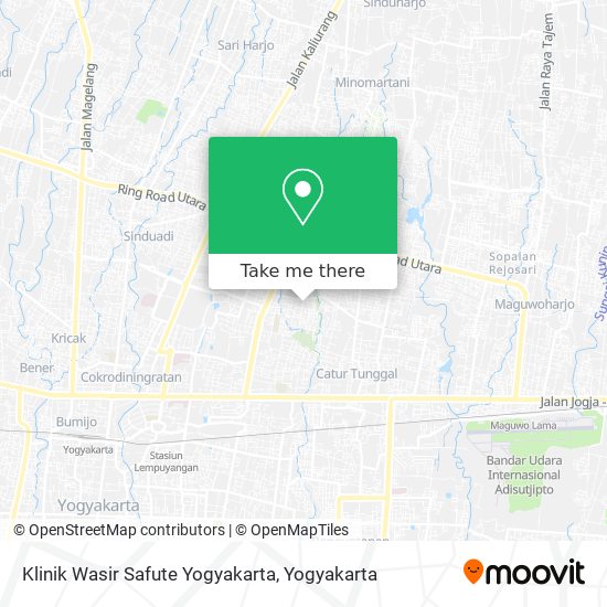 Klinik Wasir Safute Yogyakarta map