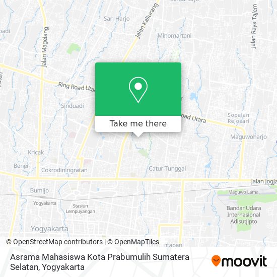 Asrama Mahasiswa Kota Prabumulih Sumatera Selatan map