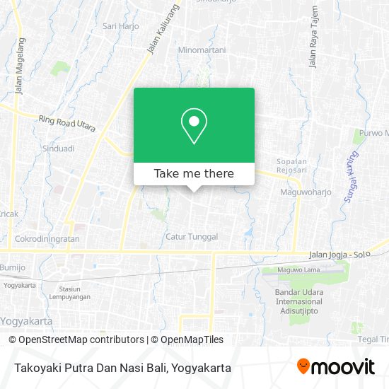 Takoyaki Putra Dan Nasi Bali map